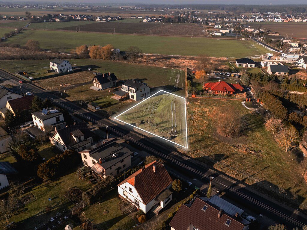 Działka 1249 m2 z projektem domu w Dopiewcu – spokojna okolica Dopiewiec, Szkolna  1 249m2 Foto 1