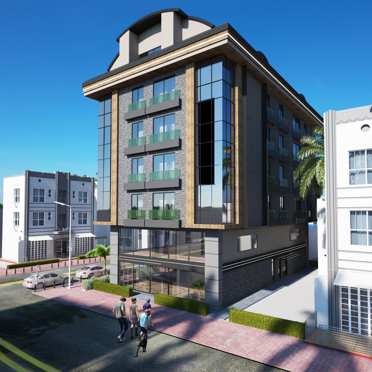 Nowe lokale w centrum Alanyi 300 m od morza! Turcja, Alanya, Şekerhane, Alanya, Antalya  300m2 Foto 1