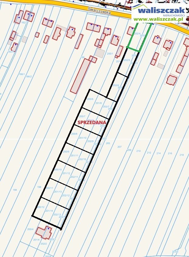 Działka budowlana na sprzedaż Piotrków Trybunalski, Świerczowska  796m2 Foto 4