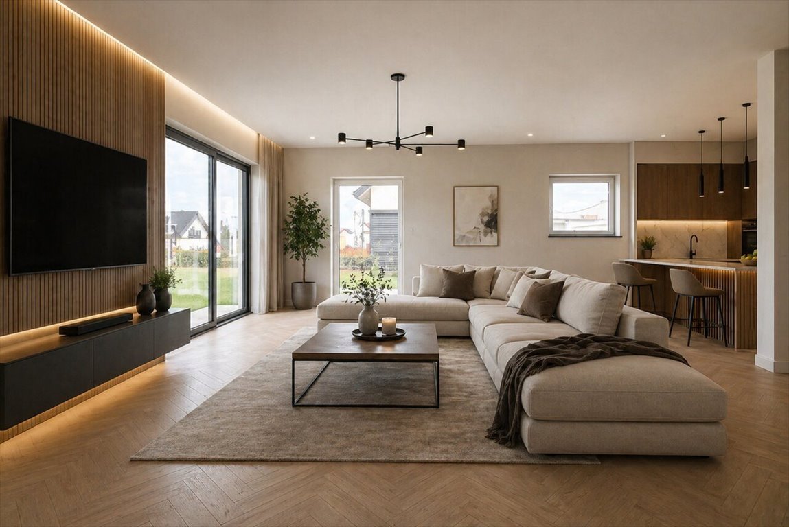 Polecam dom 160 m² z dużym garażem 28 m² w Lipkach Lipki  160m2 Foto 1
