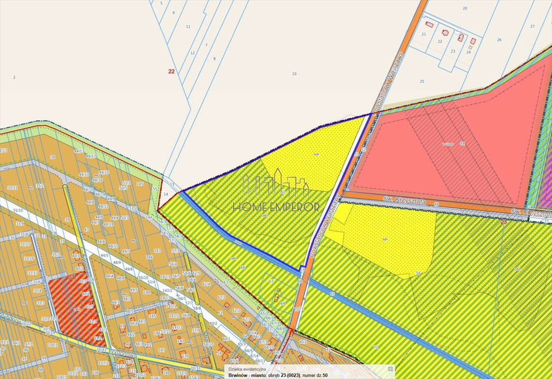 Działka rolna z możliwością zabudowy w Brwinowie - zapraszam Brwinów, Powstańców Warszawy  68 557m2 Foto 1