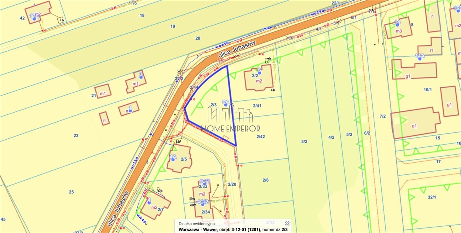 Działka budowlana na sprzedaż Warszawa, Wawer, Zerzeń, Juhasów  808m2 Foto 1
