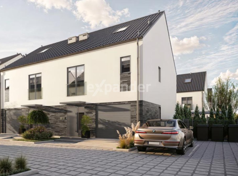 Nowoczesny bliźniak 151 m² z ogrodem 150 m², garażem i gwarancją Wrocław, Jagodno, Franza Petera Schuberta  151m2 Foto 1