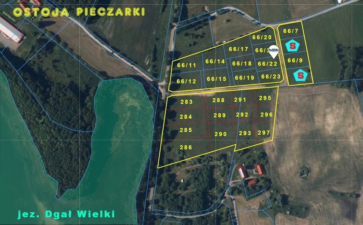 Działka budowlana na sprzedaż Pozezdrze, Pieczarki  1 225m2 Foto 3