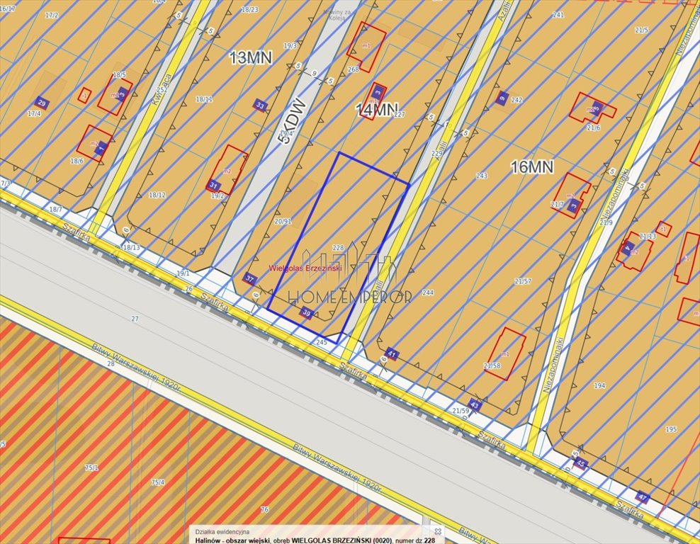 Działka budowlana na sprzedaż Wielgolas Brzeziński, Azalii  2 080m2 Foto 1