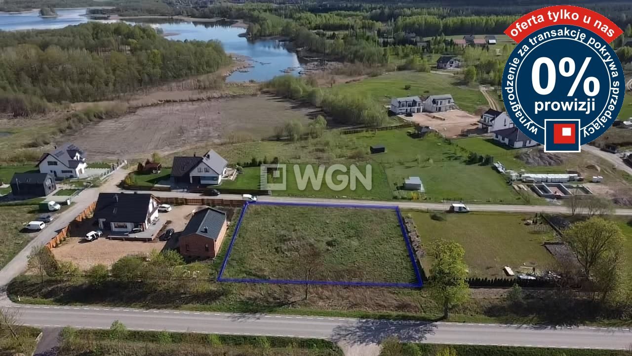 Działka 1687 m2 z udziałem w plaży i MPZP na dom i biznes Mrozy Wielkie  1 687m2 Foto 1