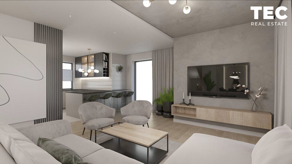Nowoczesny dom bliźniaczy 206 m2, garaż, balkon, cicha okolica Kraków, Krowodrza, Do Przystani  206m2 Foto 1