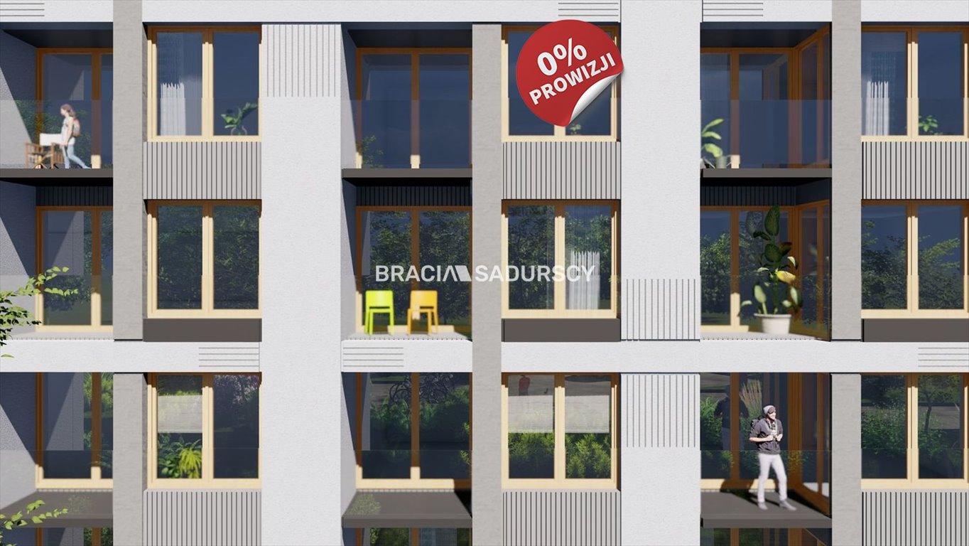 Nowoczesne 39 m2 z ogródkiem, smart home i parkingiem Kraków, Krowodrza, Łobzów, Czyżewskiego  39m2 Foto 1