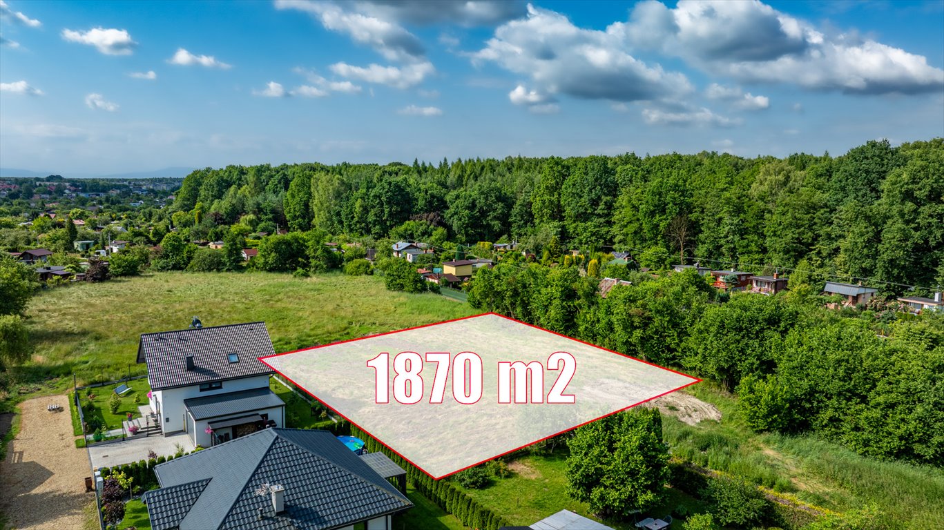 Działka budowlana 1675 m² z warunkami zabudowy, blisko rekreacji Tychy, Malinowa  1 675m2 Foto 1