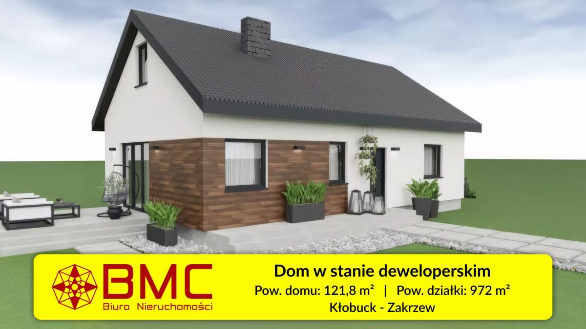 Dom na sprzedaż Kłobuck, Zakrzew, Juliusza Słowackiego  122m2 Foto 1