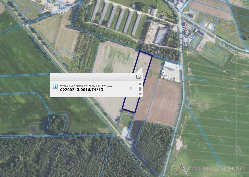 Działka inwestycyjna 14 900 m² z dostępem do mediów Pawłów Trzebnicki  14 900m2 Foto 1