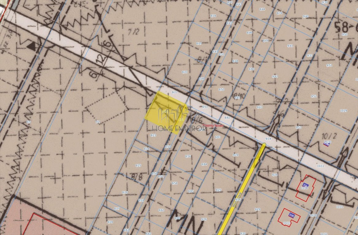 Polecam działki 950 m² w Falenty Nowe z planem pod zabudowę jednorodzinną Falenty Nowe, Droga Hrabska  950m2 Foto 1