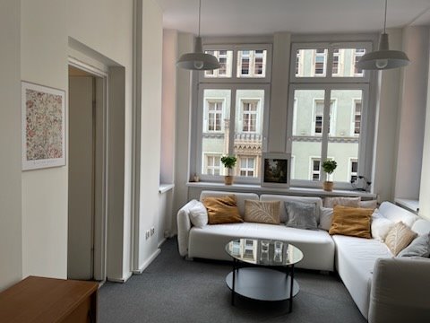 Biuro 51 m² z balkonem w centrum Wrocławia, bez mebli Wrocław, Stare Miasto, pl. Wolności 11  51m2 Foto 1