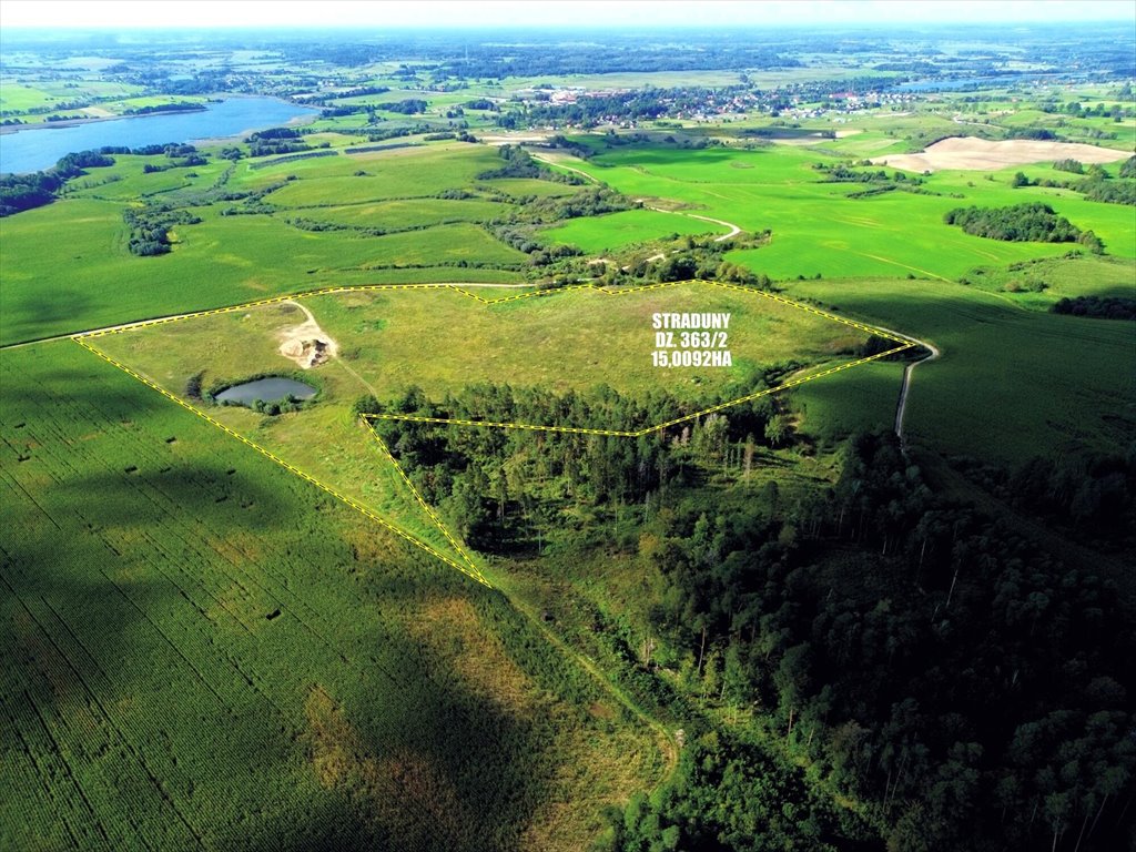 Działka 15ha pod farmę fotowoltaiczną w Stradunach - polecam! Ełk, Straduny  150 092m2 Foto 1