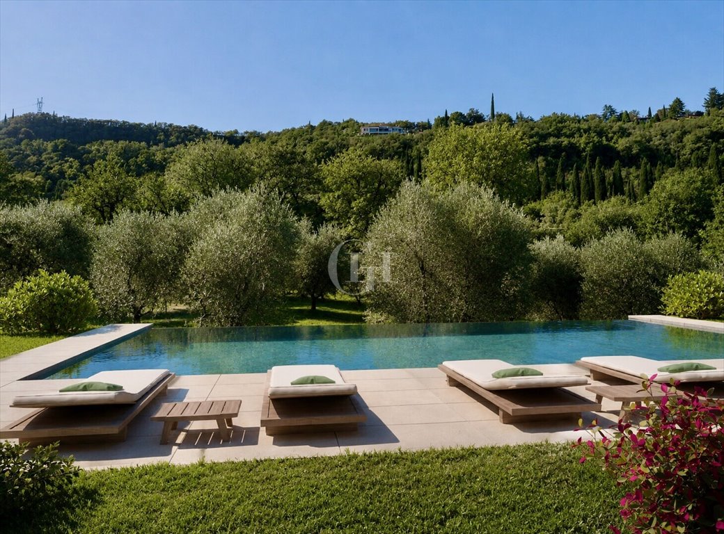 Luksusowa rezydencja z panoramicznym widokiem na Gardę polecam Włochy, Padenghe sul Garda  295m2 Foto 1