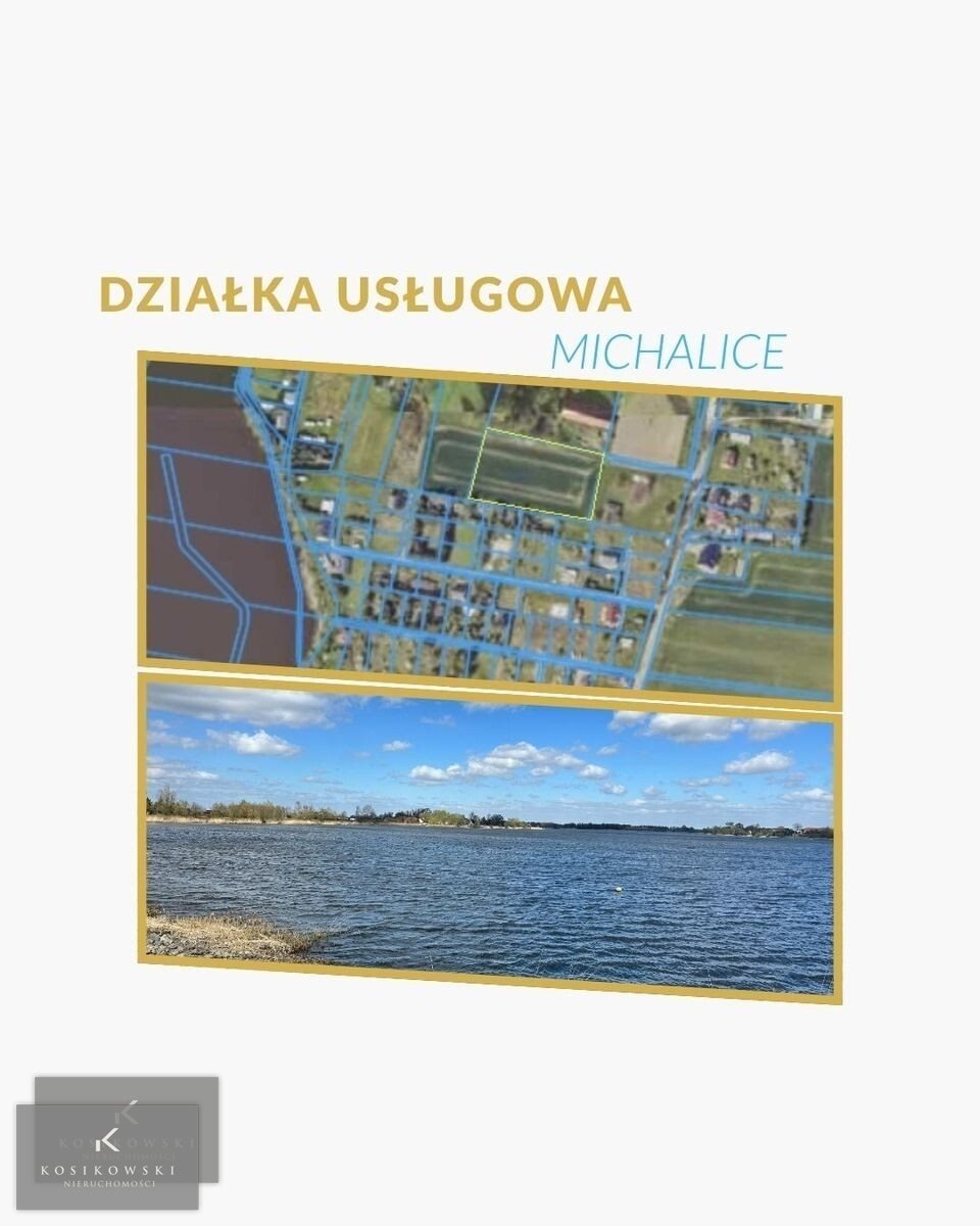 Działka usługowa 50 ar w Michalicach z dostępem do mediów Michalice  5 000m2 Foto 1