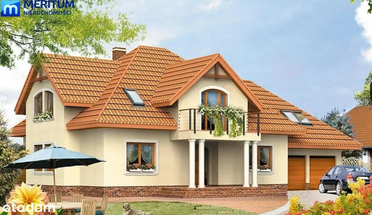 Dom w stanie surowym zamkniętym z dużą działką i prywatnością Strzeniówka  241m2 Foto 1