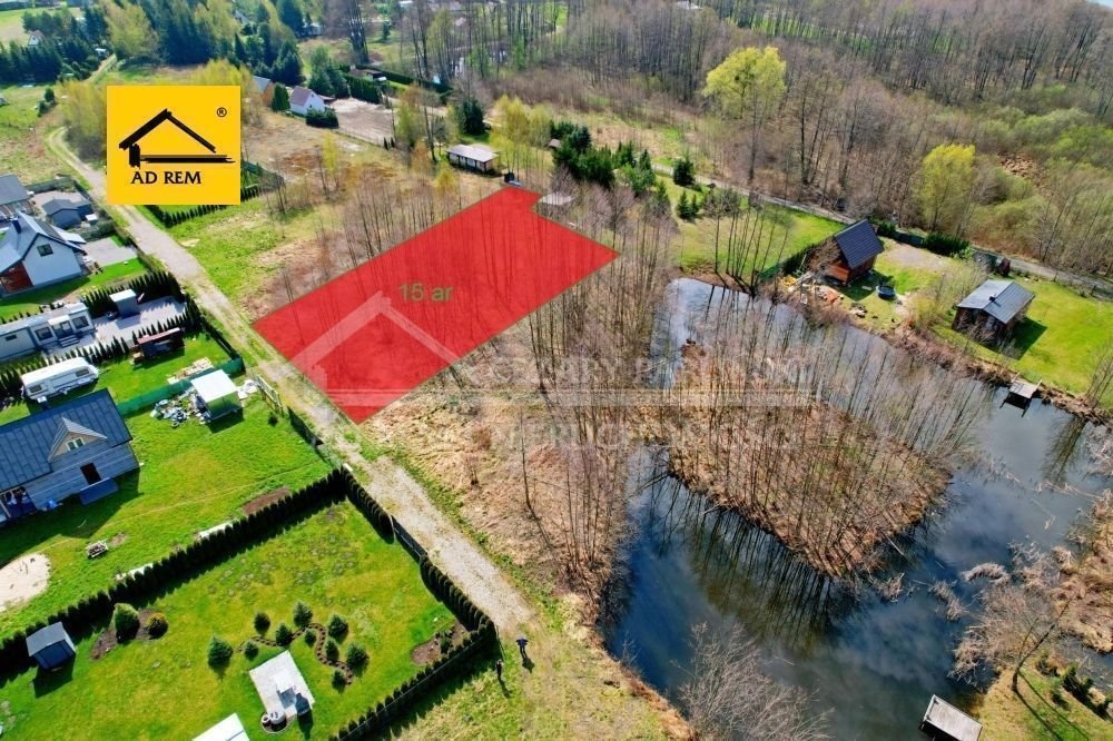 Działka nad jeziorem Sumin z warunkami zabudowy i mediami Sumin, Sumin, Grabniak, Urszulin  1 500m2 Foto 1