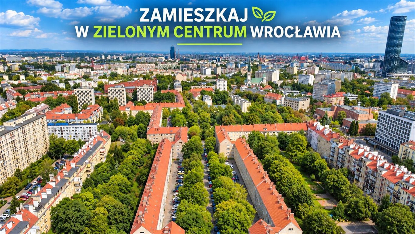 Przestronne 3 pokoje w Krzykach, blisko Parku - polecam! Wrocław, Wrocław-Krzyki, Południe, Wróbla  50m2 Foto 1