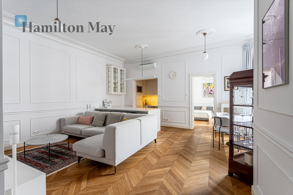 Elegancki apartament 76 m² w odrestaurowanej kamienicy z garażem Warszawa, Śródmieście, Hoża  76m2 Foto 1