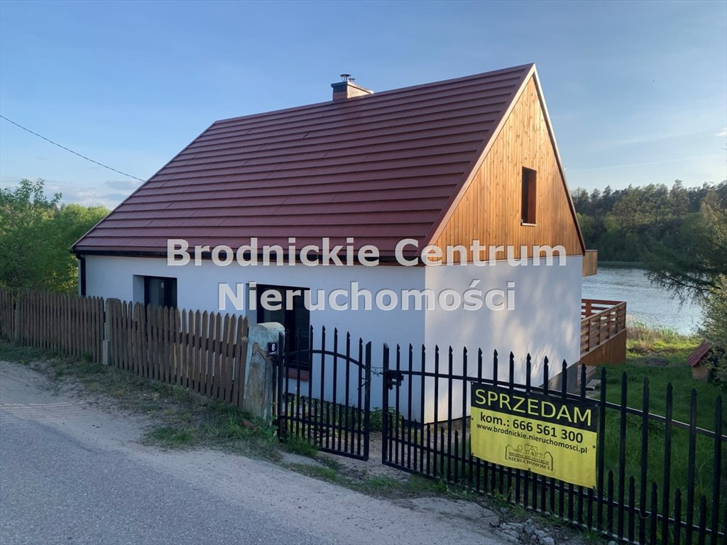 Zapraszam do mazurskiej chaty nad Jeziorem Klonowskim z tarasem i widokiem Klonowo  142m2 Foto 1