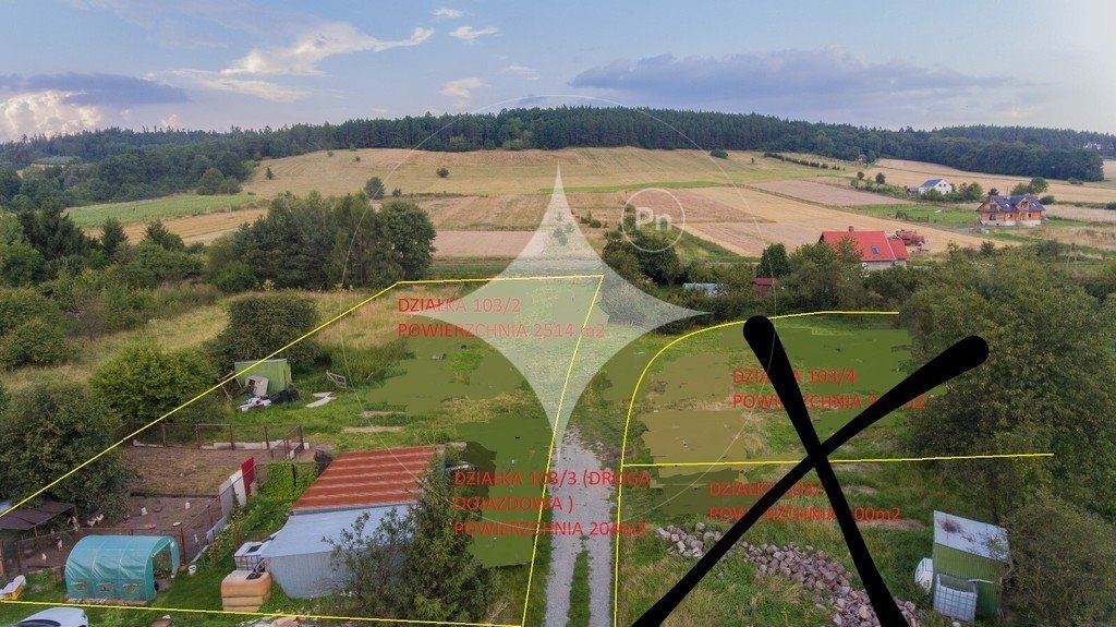 Działka 2514 m² w Gołogłowach z udziałem w drodze Gołogłowy  2 514m2 Foto 1