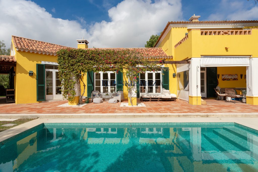 Luksusowa willa z basenem, widokami i prywatnym ogrodem Portugalia, Sesimbra  357m2 Foto 1