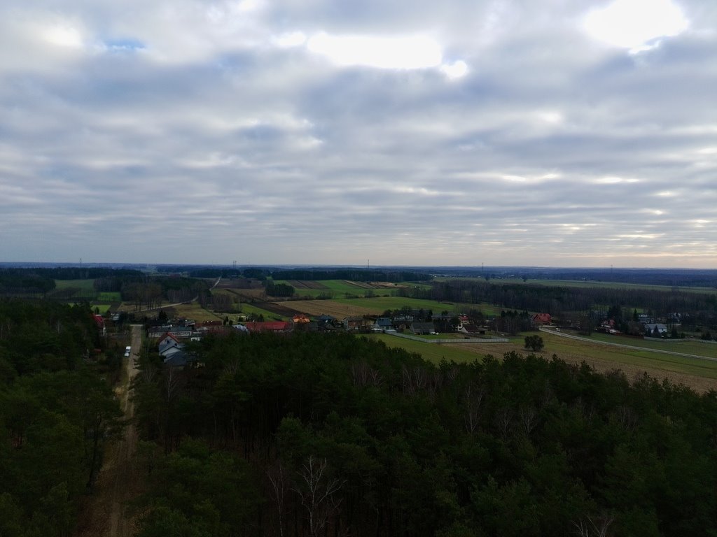 Działka 1370 m² w lesie, MPZP, media, Rzgów Romanów, Przyszkolna  1 370m2 Foto 1