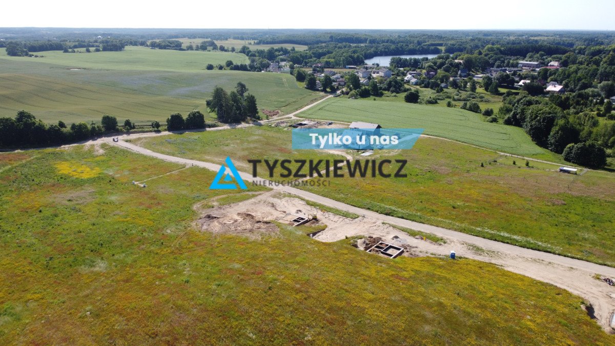 Działka budowlana z projektem, 1405 m², blisko jezior Miastko  1 404m2 Foto 1