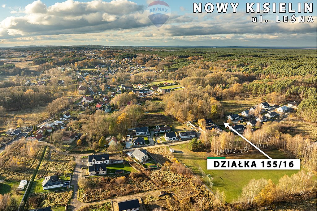 Działka budowlana na sprzedaż Zielona Góra, Nowy Kisielin, Nowy Kisielin-Leśna  990m2 Foto 13