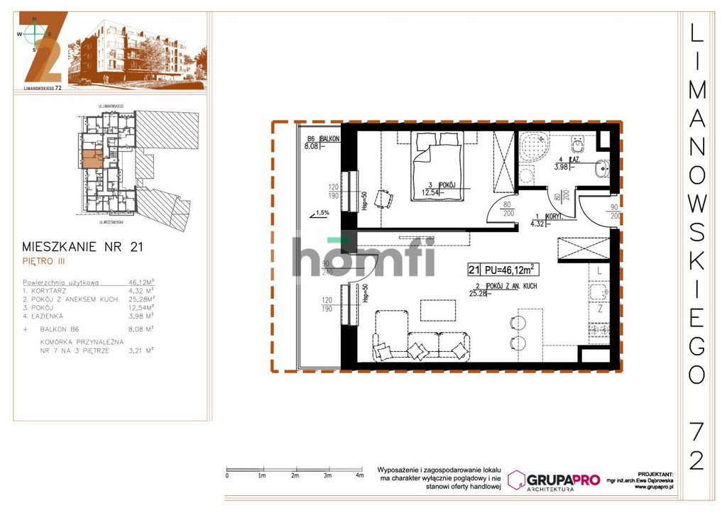 Mieszkanie dwupokojowe na sprzedaż Łódź, Bałuty  46m2 Foto 2