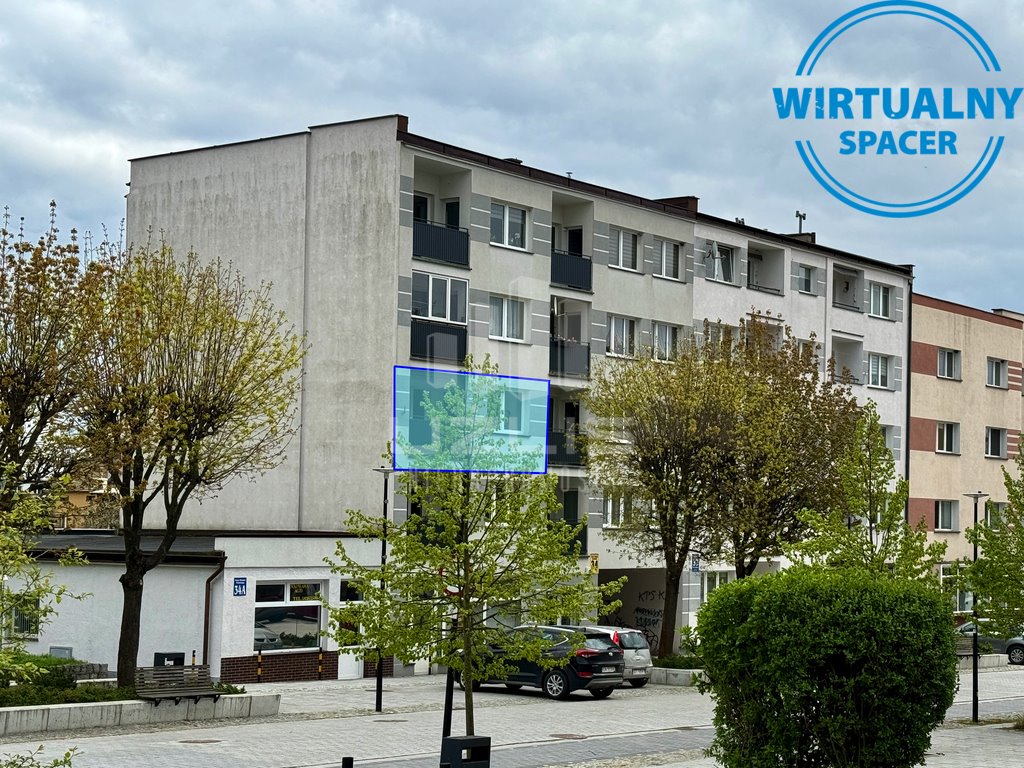 Mieszkanie trzypokojowe na sprzedaż Starogard Gdański, al. Wojska Polskiego  53m2 Foto 1