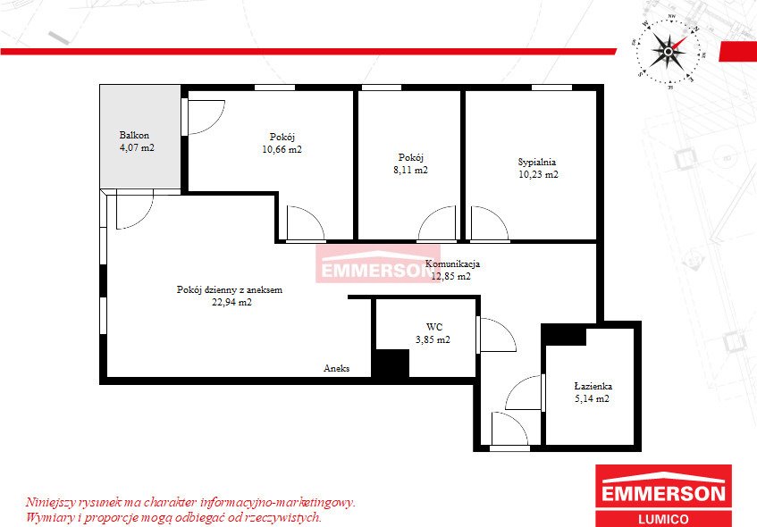 Mieszkanie czteropokojowe  na sprzedaż Kraków, Dębniki, Dębniki, Mieczysława Wrony  74m2 Foto 1