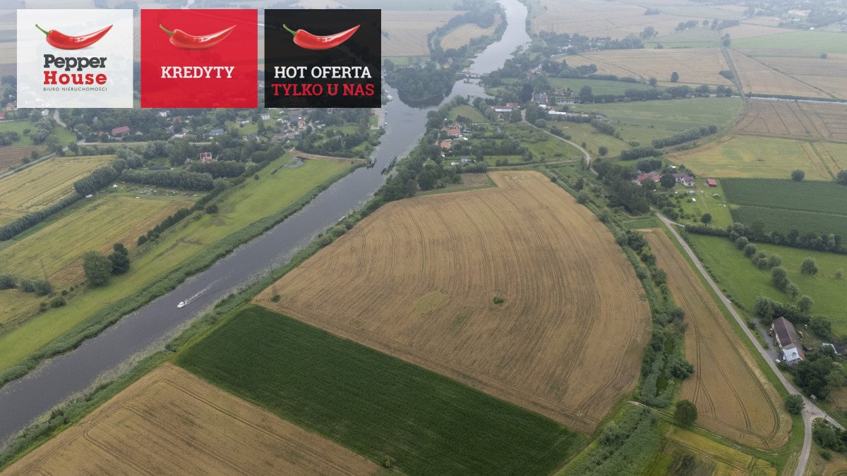 Na sprzedaż działka 80 300 m² nad Szkarpawą z potencjałem inwestycyjnym Rybina  80 300m2 Foto 1