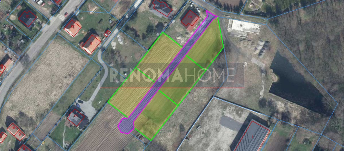 Działka budowlana na sprzedaż Pątnów Legnicki  1 000m2 Foto 1