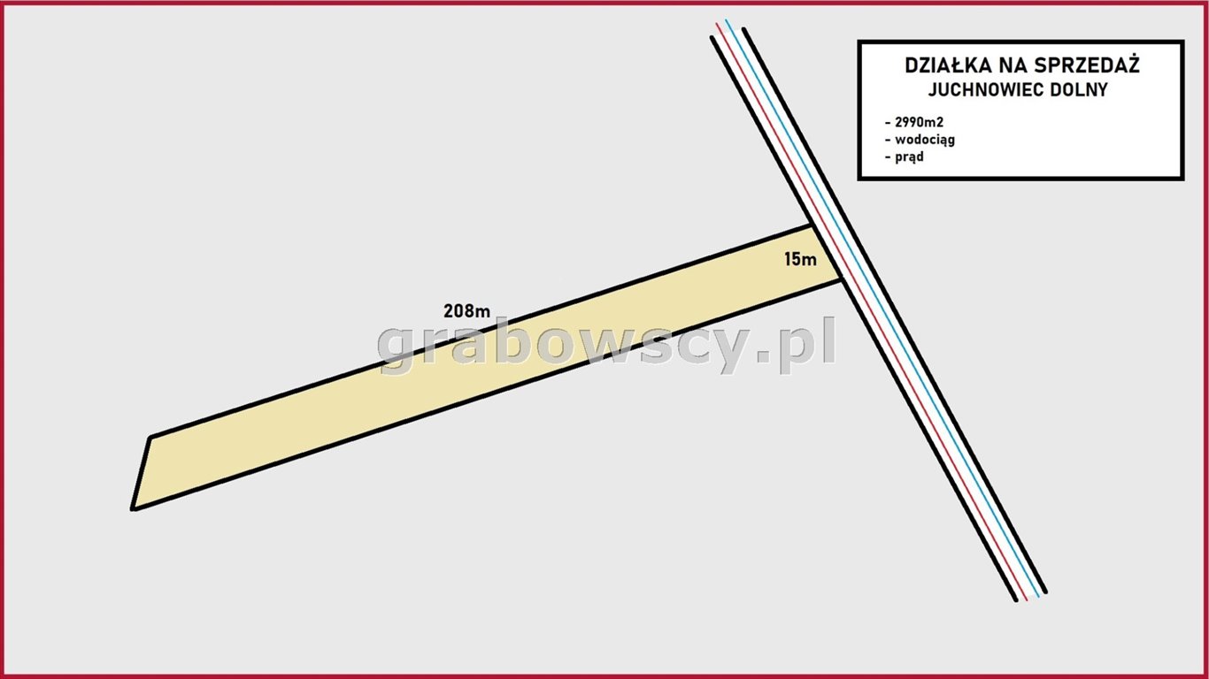 Działka inna na sprzedaż Juchnowiec Dolny  2 990m2 Foto 1