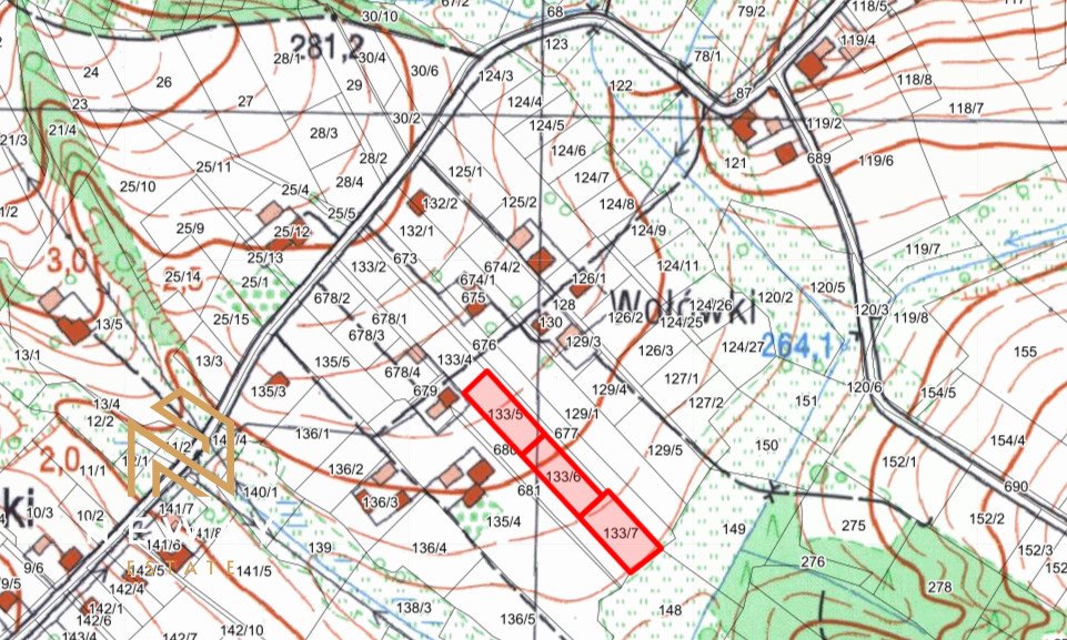 Działka budowlana na sprzedaż Zawada  1 304m2 Foto 5