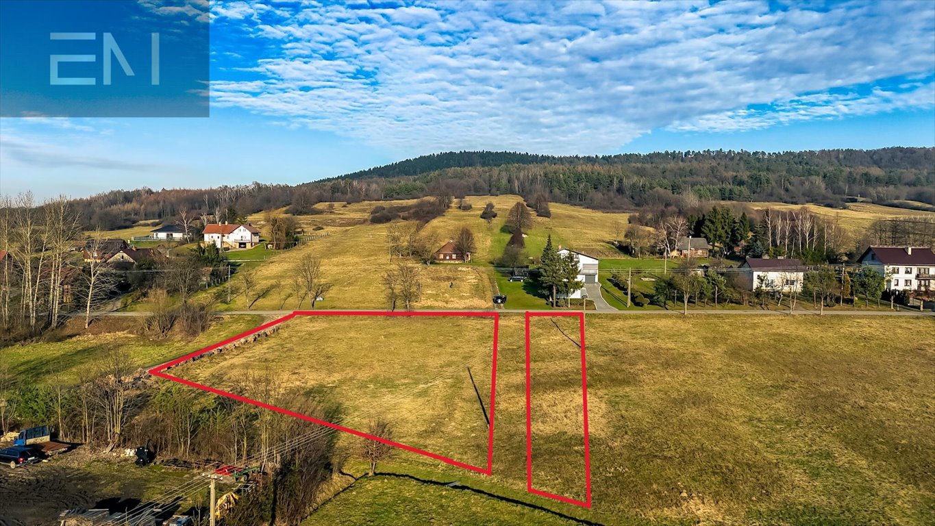 Polecam działkę 3391 m² z widokami, gazem i dojazdem asfaltowym Węglówka  3 391m2 Foto 1
