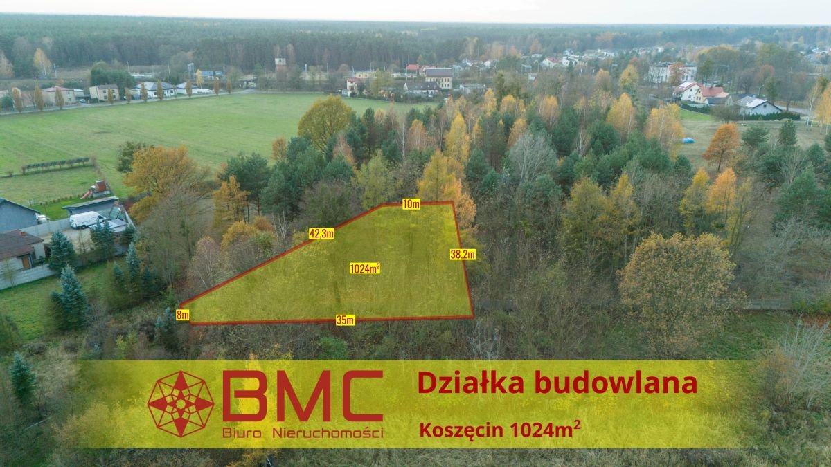 Działka budowlana na sprzedaż Koszęcin, Słowików  1 024m2 Foto 1