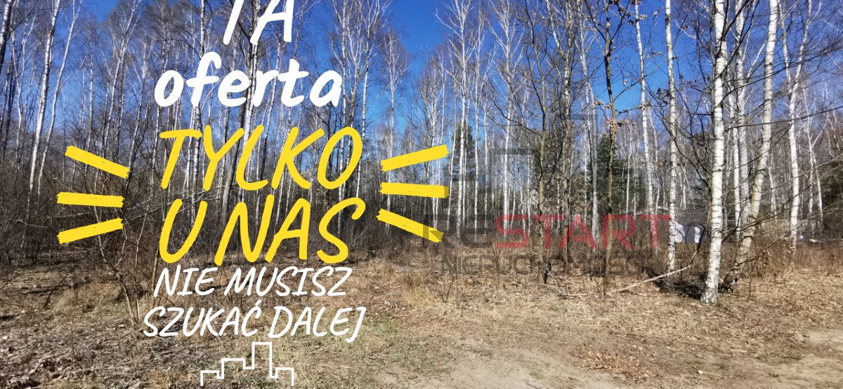 Działka 1500m² z mediami, zalesiona, idealna pod inwestycję Adamowizna  1 500m2 Foto 1