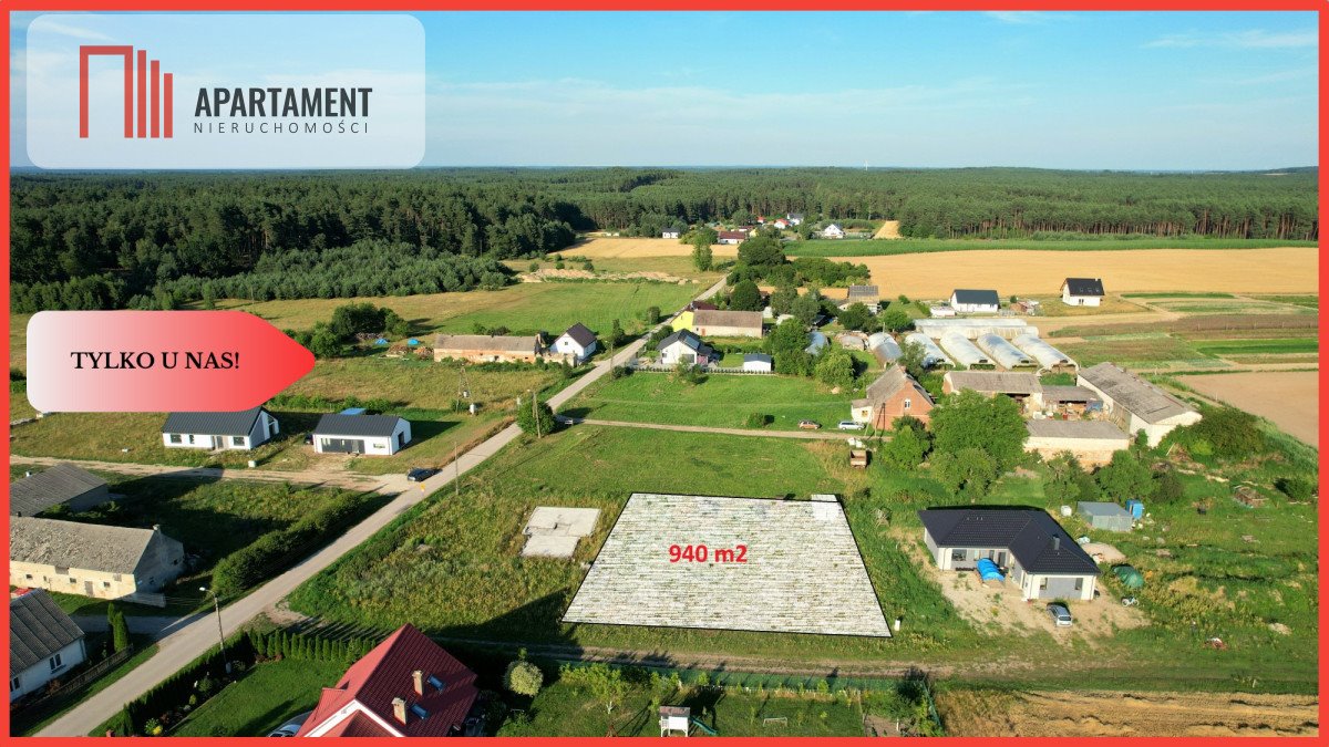 Działka 940 m² pod dom w spokojnej okolicy, Grzeczna Panna Grzeczna Panna  940m2 Foto 1
