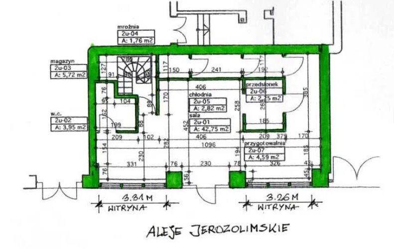 Lokal użytkowy na wynajem Warszawa, Śródmieście, Aleje Jerozolimskie 101  81m2 Foto 2