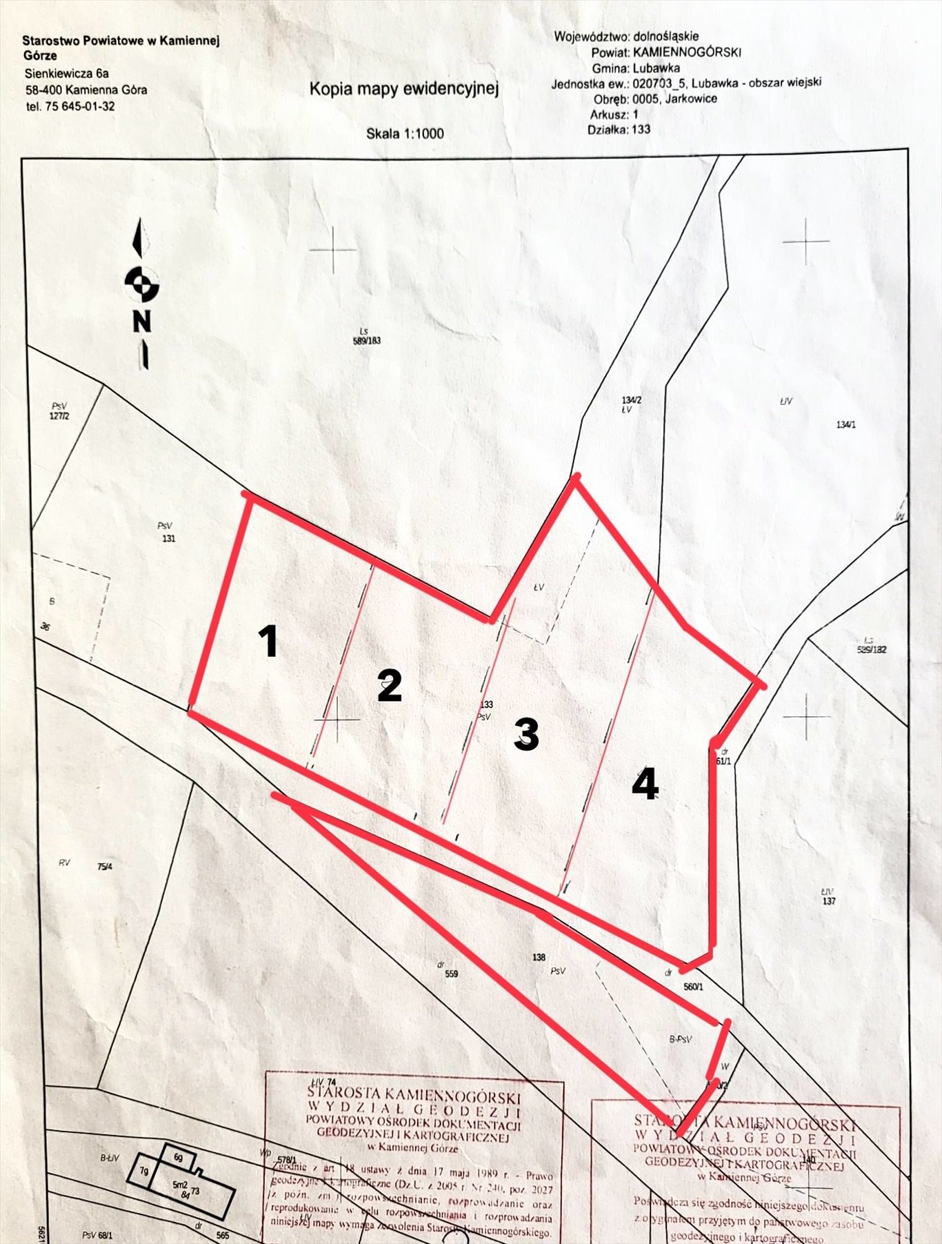 Działka rekreacyjna na sprzedaż Jarkowice  1 600m2 Foto 15