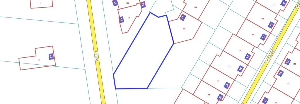 Działka budowlana 505 m² w Łomży – pełne media, spokojna okolica Łomża, Akacjowa  505m2 Foto 1