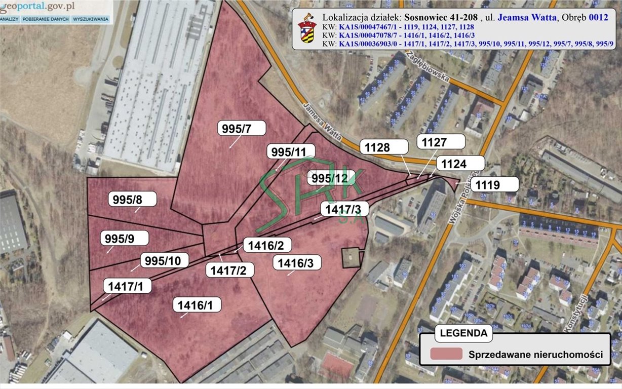 Działka inwestycyjna na sprzedaż Sosnowiec  116 142m2 Foto 8