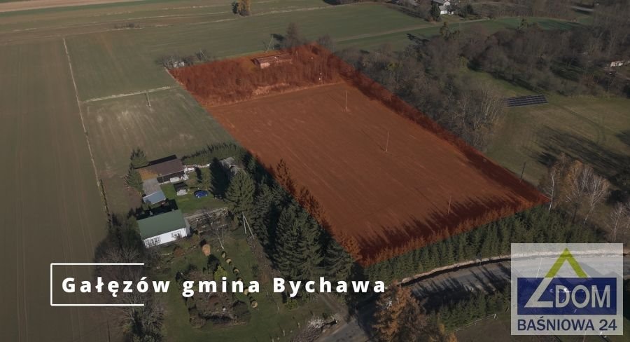 Działka inwestycyjna 13 334 m2 z usługami publicznymi i komercyjnymi Gałęzów  13 334m2 Foto 1