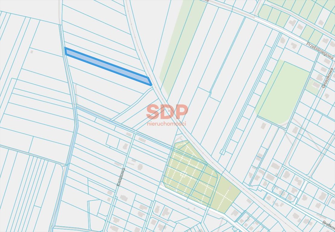 Działka rolna 3940 m² - Wrocław Psie Pole z potencjałem Wrocław, Psie Pole, Pawłowice, Kwiatowa  3 940m2 Foto 1