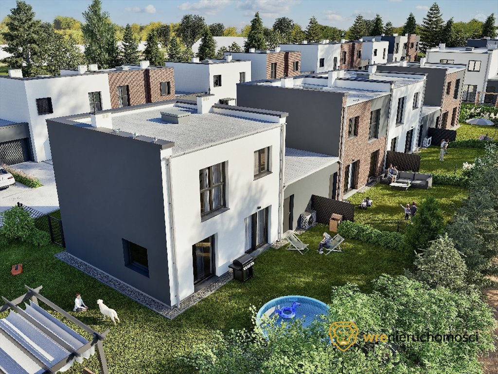 Do sprzedania nowoczesny dom 87,98 m² z ogródkiem i garażem Psary, Parkowa  88m2 Foto 1
