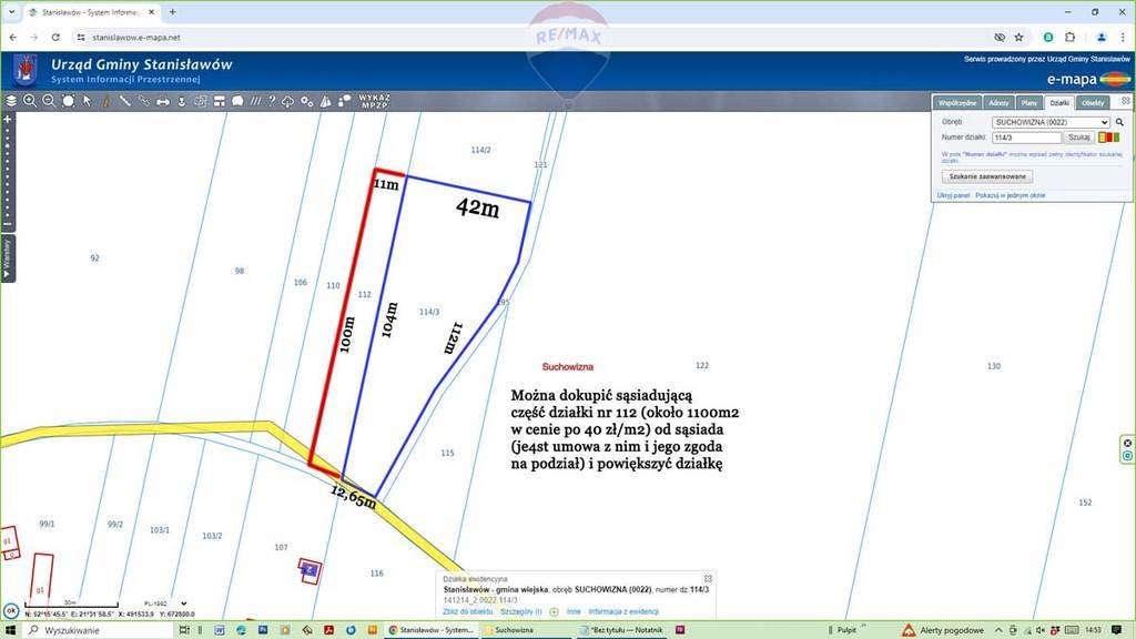 Działka rolna na sprzedaż Suchowizna  3 100m2 Foto 4