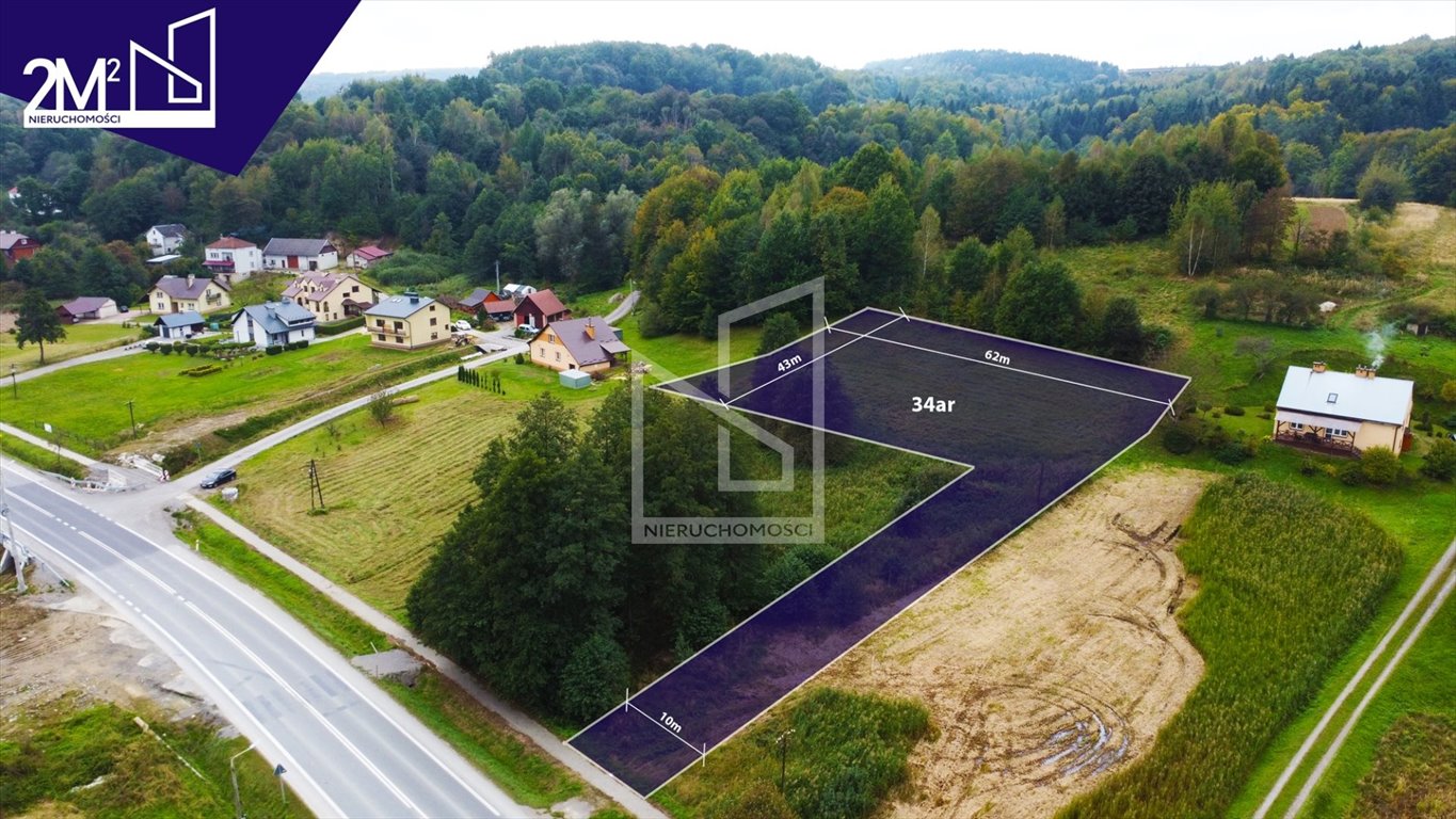 Działka budowlana na sprzedaż Niebylec, Połomia  3 400m2 Foto 1